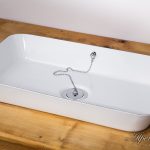 Stahl Emaille Waschbecken Gitti, 45x26x7 - eckig, 404-99