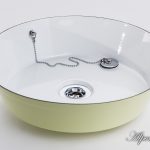 Emaille Waschbecken Fanni, ø35x7cm - rund, 384-99