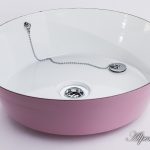 Emaille Waschbecken Fanni, ø40x10.5cm - rund, 641-99