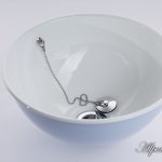 Emaille Waschbecken Mitzi, ø30x13cm - rund, 438-99