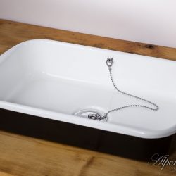 Emaille Waschbecken Hanni, 40x26x8cm - eckig, 433-99